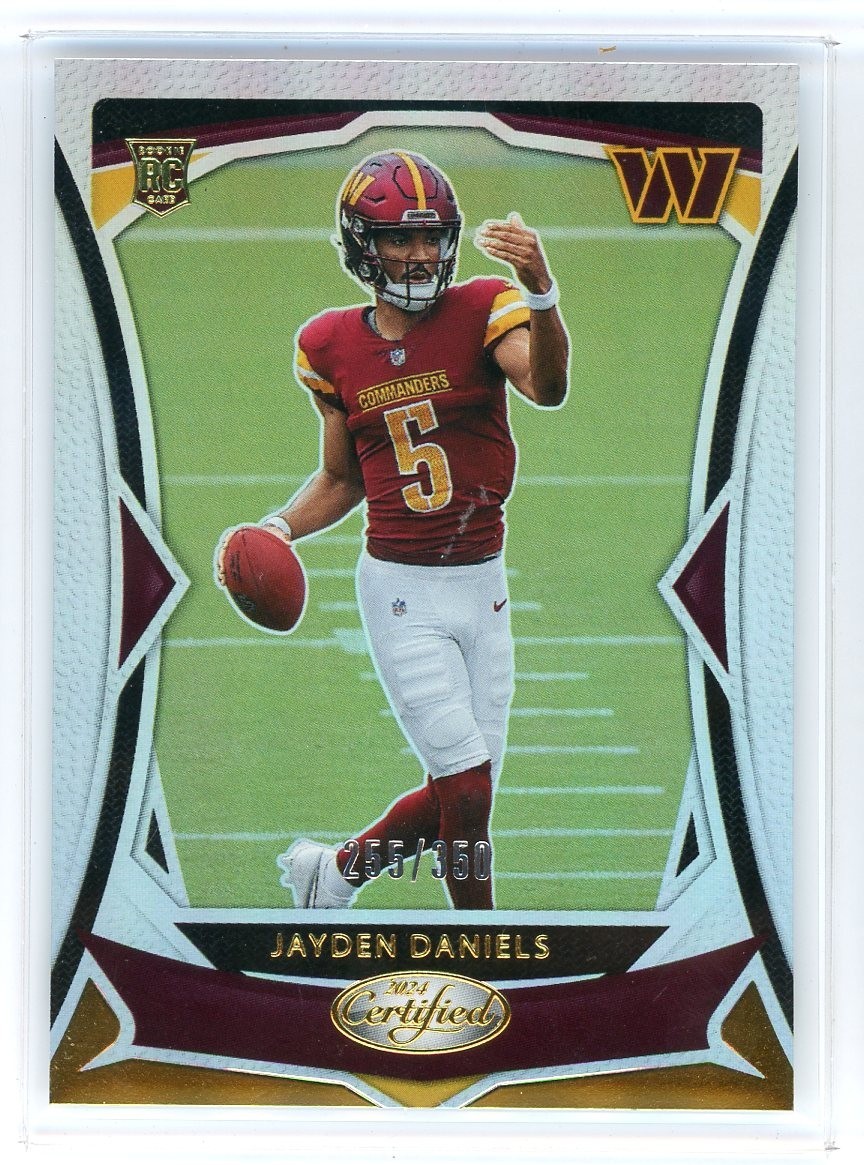 2024 Panini Certified #102 Jayden Daniels RC Rookie #255/350 (BB)