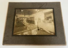 Antique B&W Photograph African American Owned  General Store & soda fountain