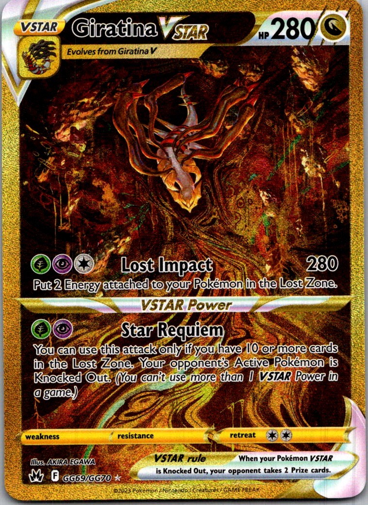 Giratina VSTAR (Secret) Secret Rare Crown Zenith: Galarian Gallery