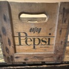 Pepsi Wooden Advertising Crate Brown Soda Theme RARE  — photo 2
