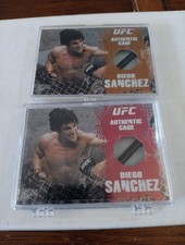 2010 Topps UFC Main Event Cage Relics Diego Sanchez #Cr-Ds 2 Card Lot