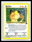 💥 MEOWTH #10 Holo w/ Swirl 🌀 Black Star Promo (Game Boy) WOTC Pokemon Vintage