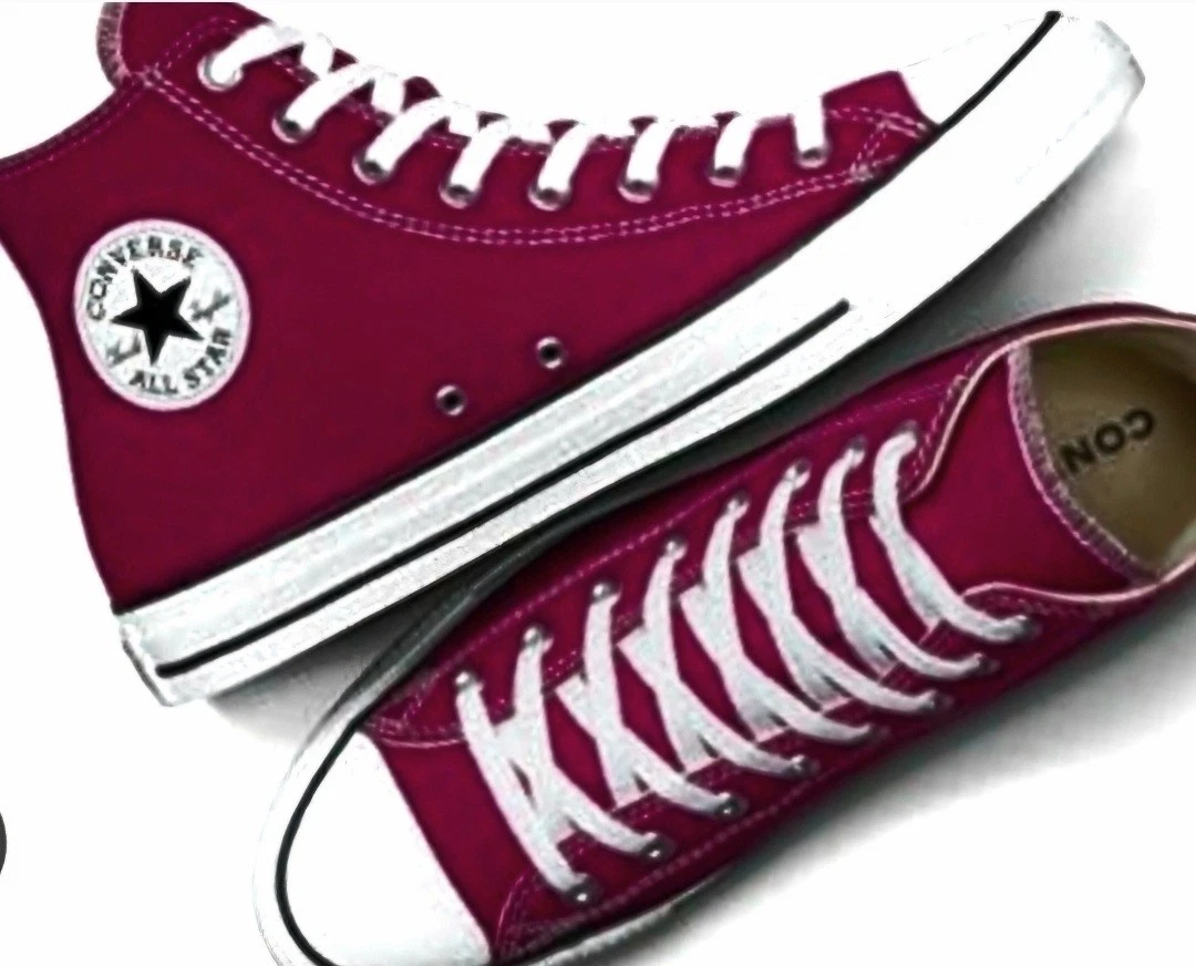Converse Chuck Taylor All Star High Maroon | eBay
