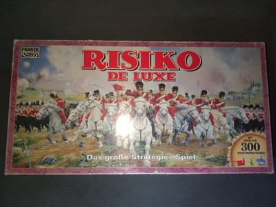 Risiko De Luxe Brettspiel mit über 300 Miniaturspielfiguren von Parker