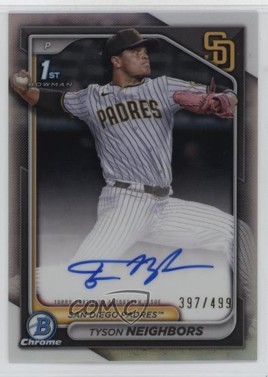 2024 Bowman Draft Chrome Prospect Refractor /499 Tyson Neighbors #CPA-TN Auto