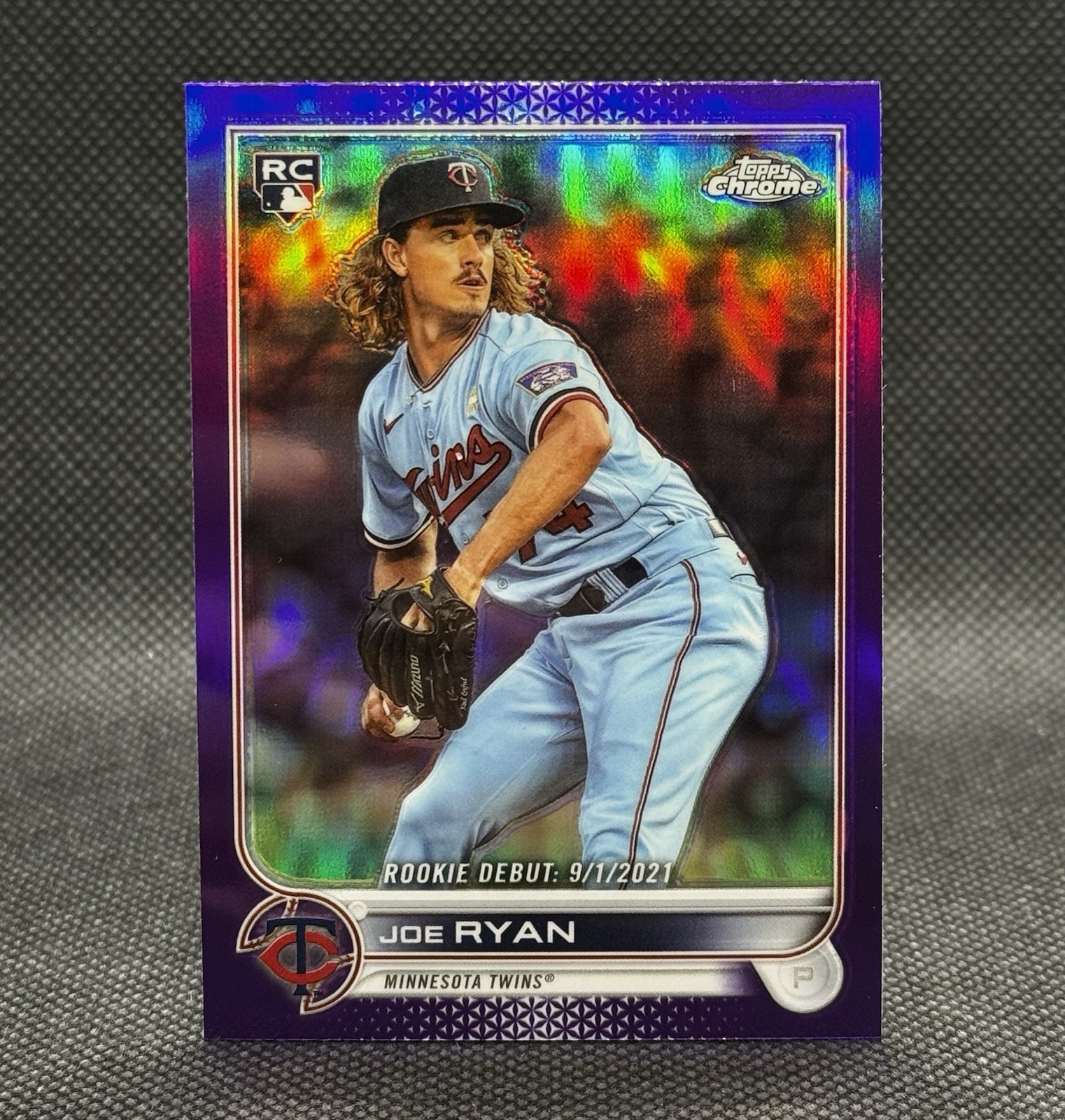 2022 Topps Chrome Update #USC94 Joe Ryan Purple Refractor