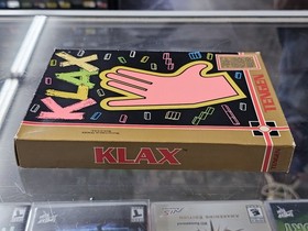 Klax (Nintendo NES,  1990) CIB Complete Game Box Manual Authentic TESTED