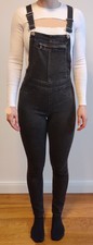 Latzhose H&M 34 XS grau overalls dungarees y2k salopette thrifted vintage skinny