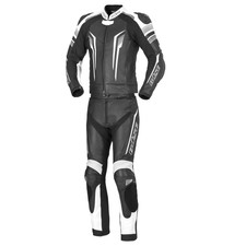 Büse Lederkombi "Tormo" 2tlg.Motorradkombi Schwarz-Weiß, Damen in Größe S - 36