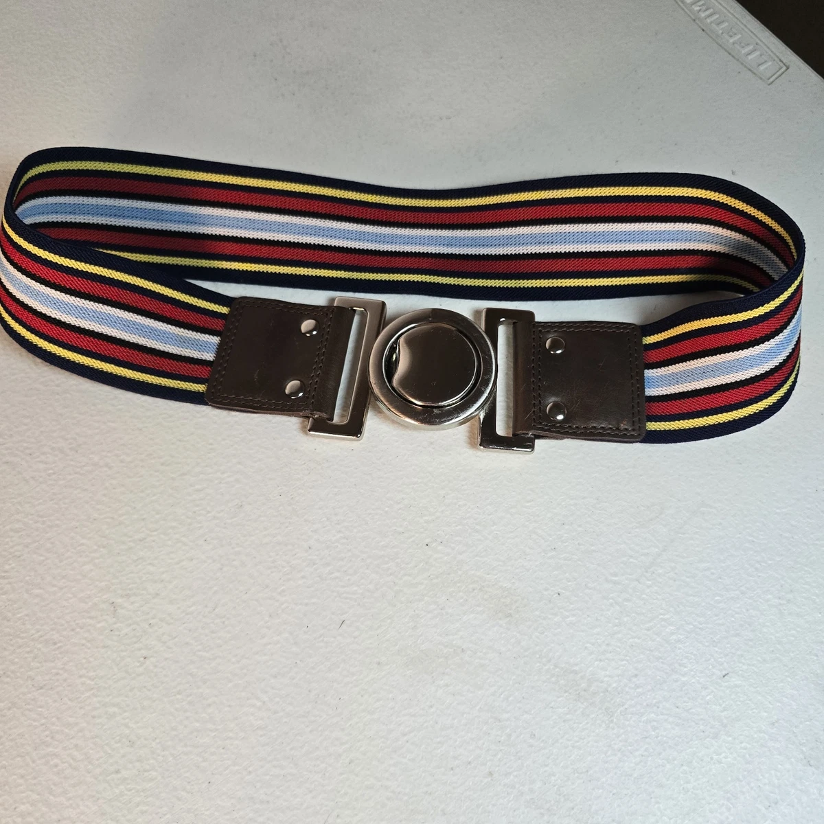 Elastic Striped Belts for Women for sale | eBay display picture 3