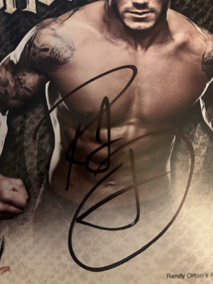 Foto 8x10 firmada auténtica de Randy Orton “The Viper” de la WWE Foto 3 de 4