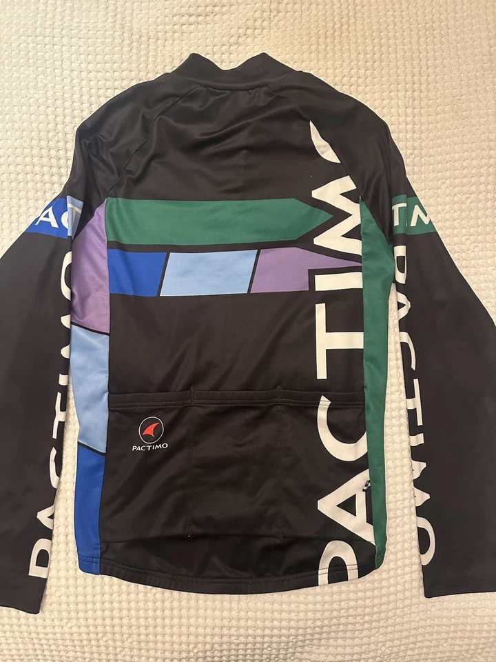 Camiseta deportiva de ciclismo para mujer Pactimo manga larga talla pequeña Foto 2 de 4