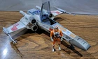 Star Wars POTF X-Wing Fighter Power of the Force POTF Kenner Works 1995 + Pilot