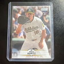 Topps Stadium Club 2025 Nick Kurtz Rookie Base Oakland Athletics #9