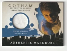 2017 Cryptozoic Gotham Season Two Wardrobes Erin Richards As Barbara Kean