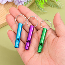 Emergency Whistles 120 Pack Aluminum Keychain Loud Survival Safety Whistle