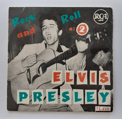 EP RCA 75 320 BIEM / ELVIS PRESLEY N°2 / SHAKE, RATTLE AND ROLL + 3 / TOP