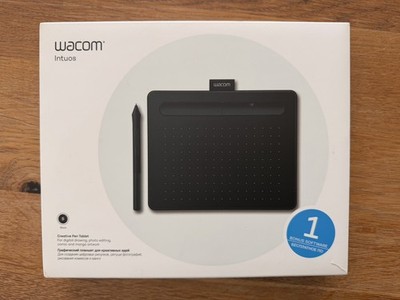 Wacom Intuos S Grafiktablett (CTL-4100) Schwarz   Wie neu, nur 1x benutzt! OVP