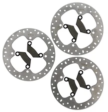2014 Polaris 550 Sportsman Touring EPS Front And Rear Brake Rotors & Brake Pads