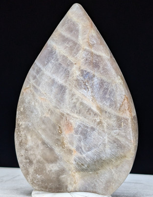 Moonstone Freeform Teardrop Ornament Tower Blue Flash Crystal Gemstone Mineral