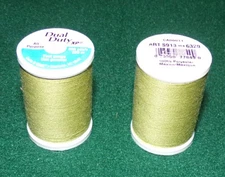 Dual Duty All Purpose Polyester Thread, 250 yards, Light Olive (6320)