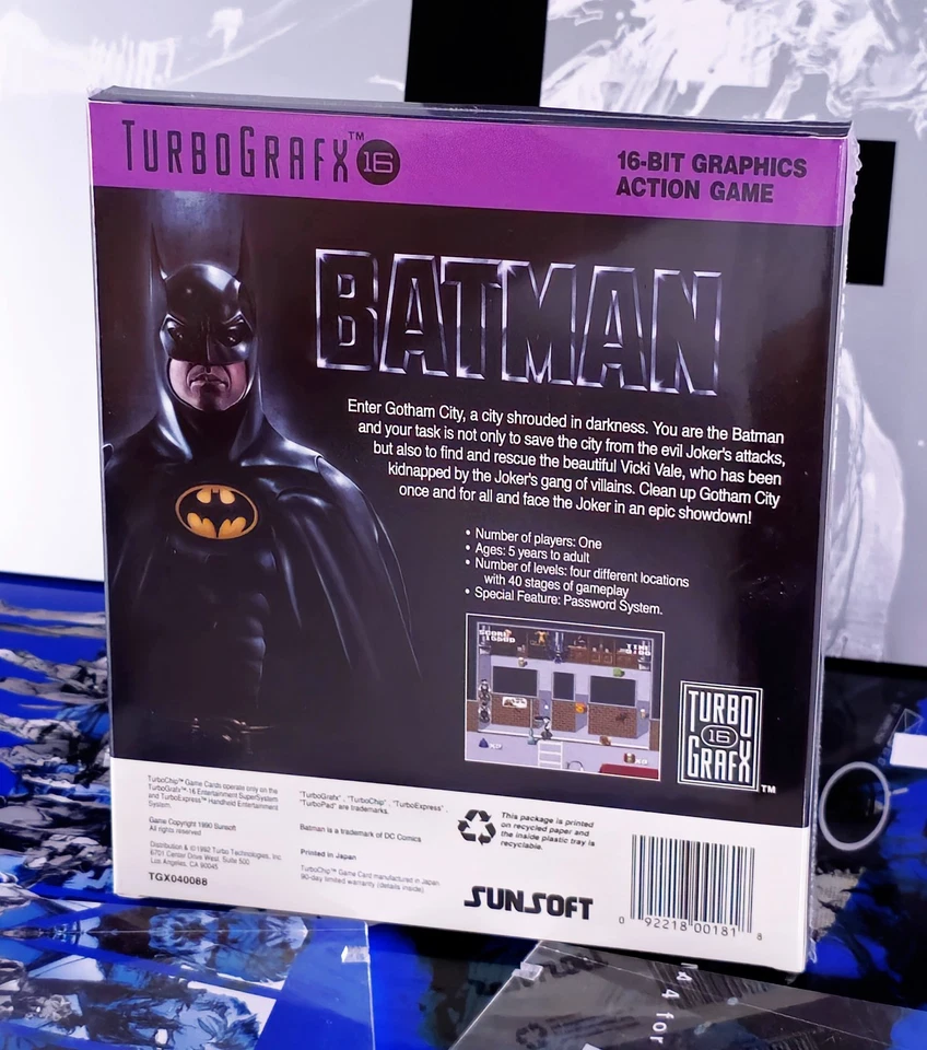 PC Engine PCEWorks Batman TurboGrafx Styled TurboGrafx 16 - Image 2 of 2