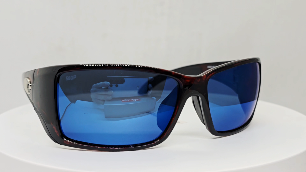 COSTA DEL MAR tortoise/blue mirror BLACKFIN polarized 580P