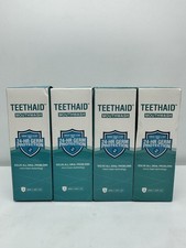 TEETHAID 4 Pack Mouthwash-Solve All Oral Problems - New Sealed- 1.02 fl Oz Each