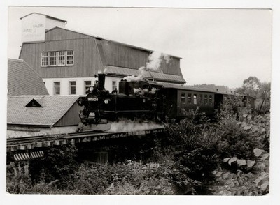 Foto Steinbach Oberschaar 1983 Dampflok 991582-8