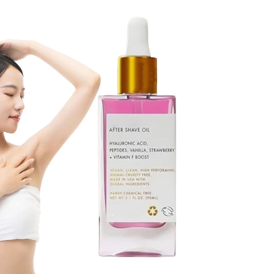 Strawberry Vanilla Aftershave Oil for Women 90ml Post-shave Oil for Smooth Skin - image 4 of 4