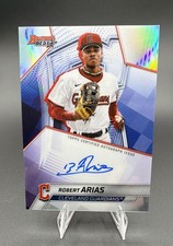 2025 Bowman's Best - Best of 2025 Autographs Robert Arias #B25-RA Refractor (AU,