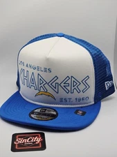New Era Los Angeles Chargers Banger Script 9FIFTY Snapback Adjustable Hat