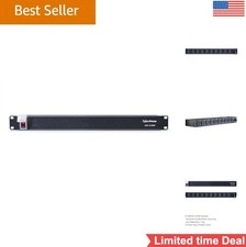 PDU Power Distribution Unit 10 Outlet 15A 125V 15ft Cord Rackmount Metal