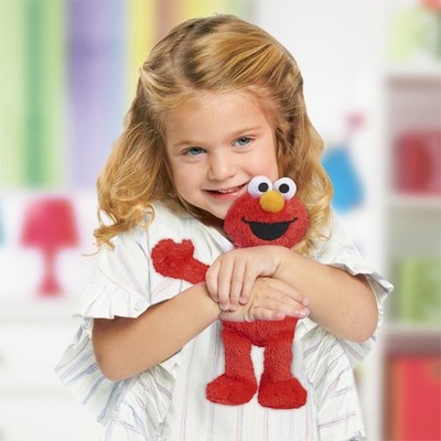 Sesame Street Friends 8-inch Elmo Sustainable Plush Stuffed Small