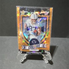 2021 Panini Prizm Draft Picks Crusade Orange Cracked Ice Rookie Pat Freiermuth …