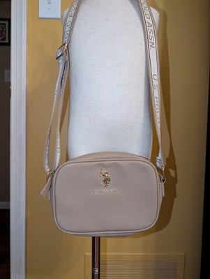 U.S. Polo Assn. Classic Zip Crossbody Bag champange