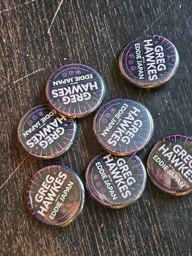 The Cars keyboardist Legend Greg Hawkes pins (7) w/ his new band