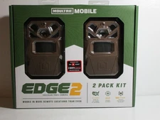 NEW MOULTRIE MOBILE EDGE 2 TWO PACK TRAIL CAMERA, BUILT IN MEMORY