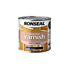 Ronseal Diamond Hard Interior Varnish Various Colours & Sizes Available *SATIN*