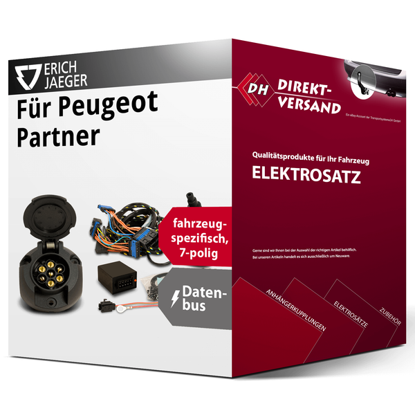 E-Satz 7Polig Spezifisch für Peugeot Partner 04.2008-10.2011 Top Esatz-image