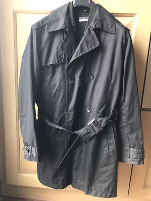 Celio Club Trenchcoat schwarz wasserdicht Futter Gr. L Shirt Leinen L Angebot