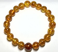 10mm Authentic Baltic Amber Beads Bracelet JY3766