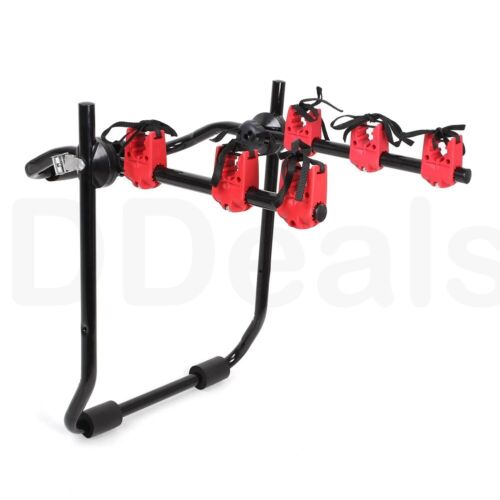 Triple 3 Three Bike Bicycle Carrier Boot Rack Mount Metal For Nissan Qashqai - Picture 7 of 9