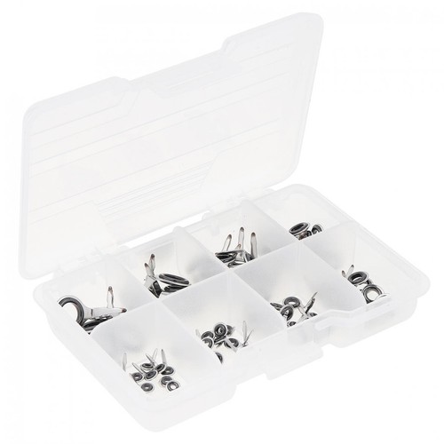 Juego de guías de caña de pescar de señuelo de tamaño mixto 42/70 piezas 3-10# kit de reparación de línea de pesca - Imagen 8 de 11