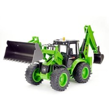 Image of HUINA 1579 Backhoe Excavator 2.4G Radio 9CH RC Loader 1/14 Scale