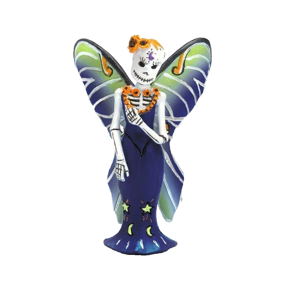 Adornos de al aire libre en miniatura de plástico negro y estatuas