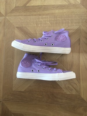 girls purple converse