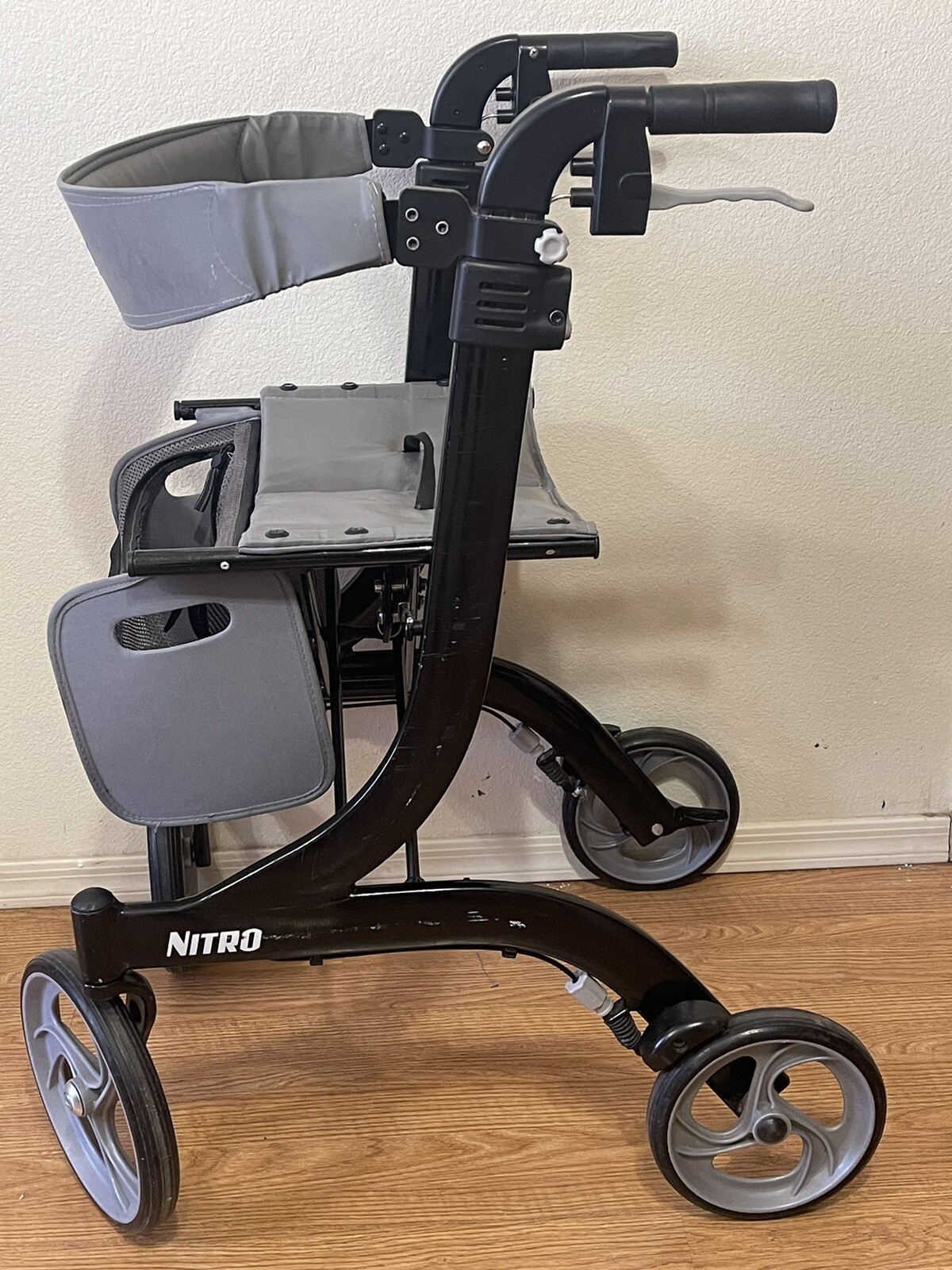 Drive Medical Nitro Euro Style Walker Rollator, Tall Black eBay