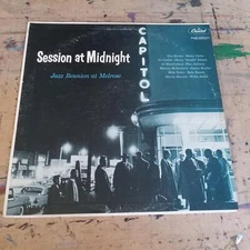 Session At Midnight Jazz Reunion At Melrose 1955 Capitol T-707 Mono VG+ VG+