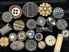 Antique Vintage Buffed Etc Celluloid 23 Buttons Lot